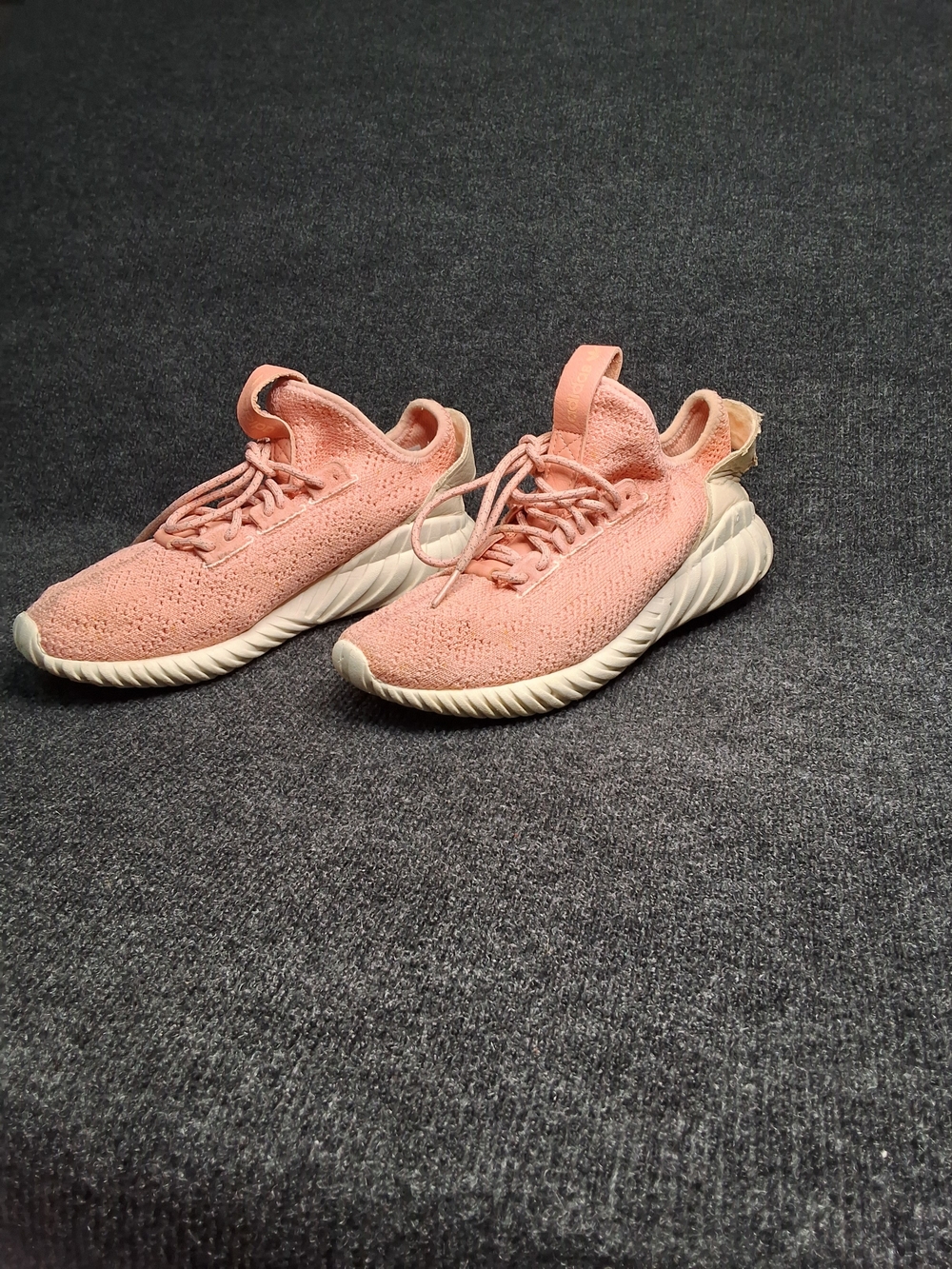 adidas Women’s Pink Knit Running Sneakers
